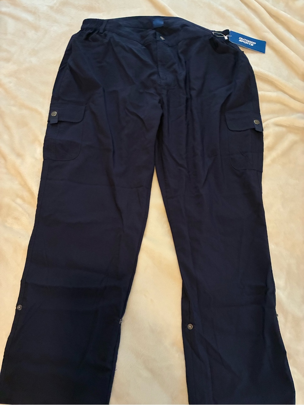 Women's Stretch Tactical Pants Water Resistant Ripstop Cargo 36 waist navy 3xl